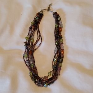 Colorful beaded necklace